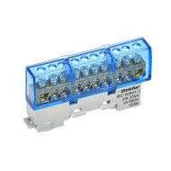 Шина IEK TEKFOR N "ноль" изолированная на универсальном держателе 8х12-10-С