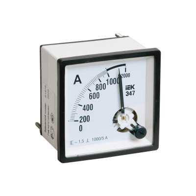 Амперметр IEK Э47 96х96мм 1500/5А кл. точн. 1.5