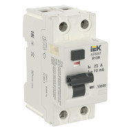 Выключатель дифференциального тока IEK ARMAT R10N 2P 25А 10мА тип AC