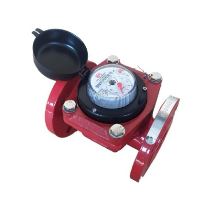 Счетчик горячей воды, отопление Водомер ТВСГ-01 125 , турбинный, Ду125 мм, фланцевое, корпус-чугун, IP54