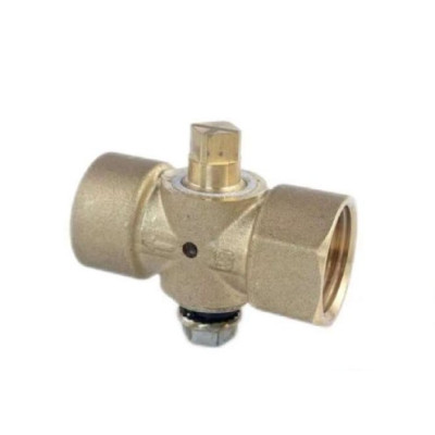 Кран для манометра 3-ходовой латунь SantechSystems 11б18бк(у) G1/2"-М20х1,5