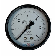Манометр Экомера МД02-63мм 0..1,6МПа G1\4 Осевой