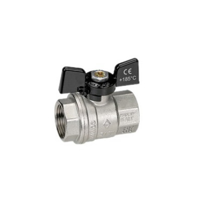 BUGATTI Oregon 302 Кран шаровой 3/4 ВВ, алюминиевая бабочка, шт.